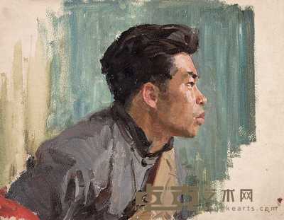 郑洪流 20世纪60年代 起义者 28×36cm
